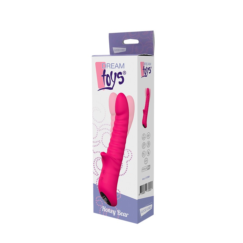 Wibrator-DREAM TOYS HONEY BEAR MAGENTA